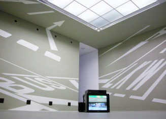 Jost Wischnewski: Installationsfoto der Ausstellung OVERDRIVE, 2003