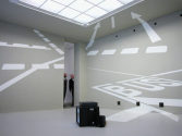 Jost Wischnewski: Installationsfoto der Ausstellung OVERDRIVE, 2003