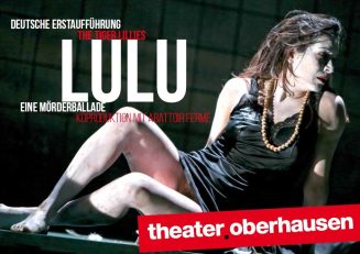 Programmheft (Titelblatt) zu "Lulu. Eine Mörderballade" von The Tiger Lillies. Premiere am 15.1 ...