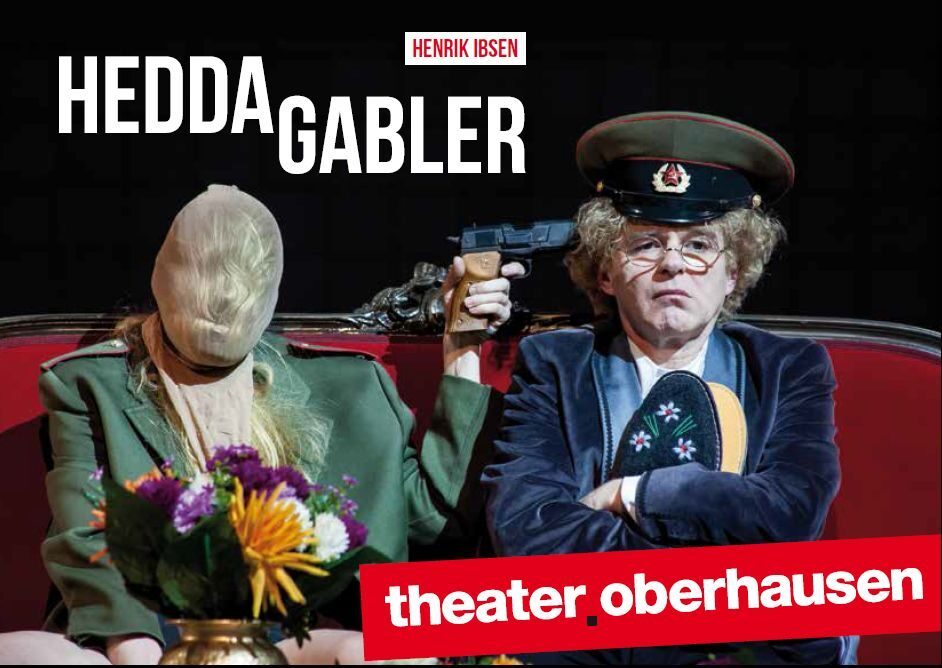 Programmheft (Titelblatt) zu Hedda Gabler von Henrik Ibsen. Premiere am 19.2.2016 Theater Oberh ...