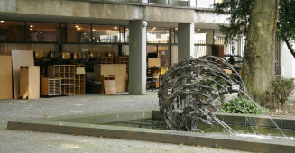 Friederich Werthmann, Brunnen Landgericht Düsseldorf, 1964-1965