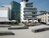 Günther Uecker,  Thomas Beucker, Platz der Medien / Ueckerplatz, 1995