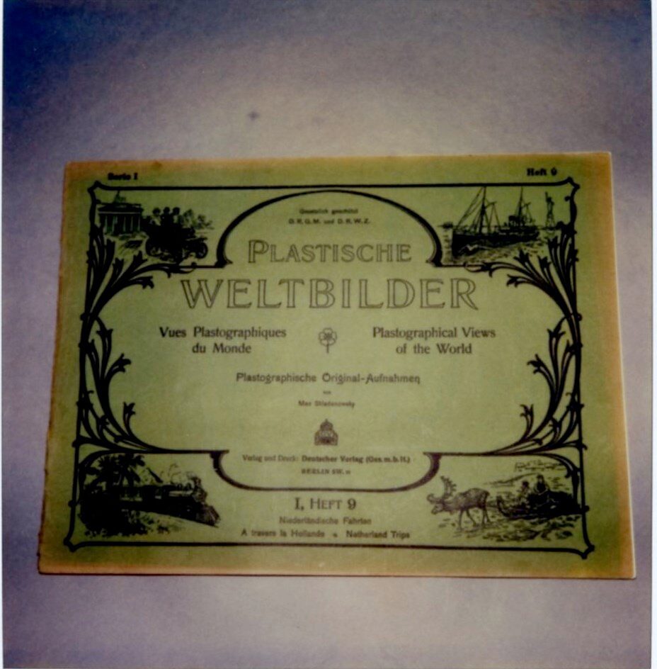 Plastische Weltbilder, Serie I, Heft 9, Niederländische Fahrten, Berlin, frühes 20. Jahrhundert ...