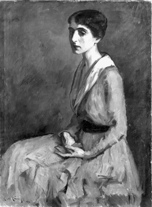 Leo von König (Künstler*in), Bildnis einer jungen Dame, 1916