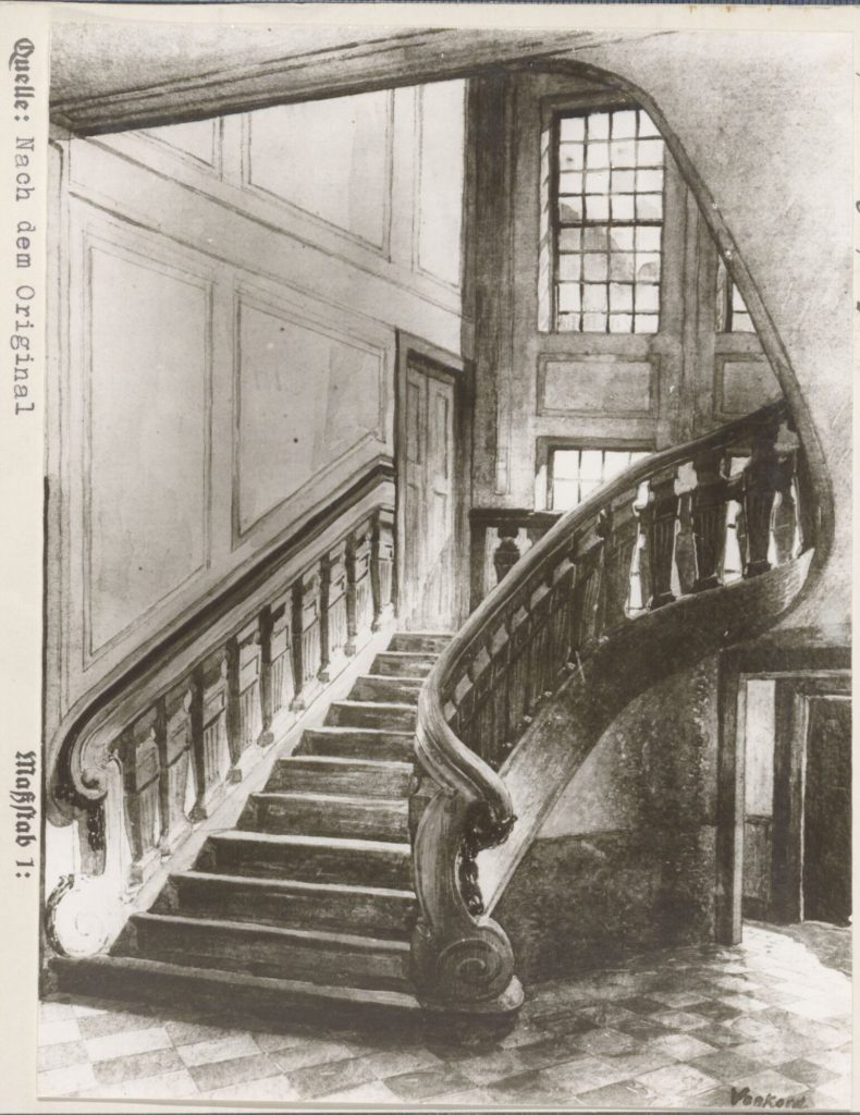 Treppe im Haus Nesselrode, Schulstraße 4 in Düsseldorf