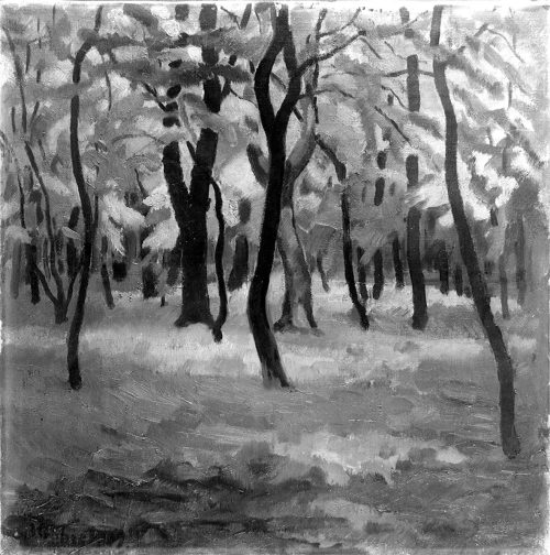 Bernhard Gobiet (Künstler*in), Herbstwald, 1919