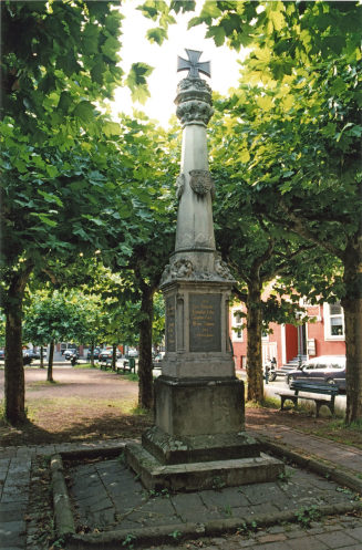 Eduard Rittinghaus, Kriegerdenkmal Gerresheim, 1872