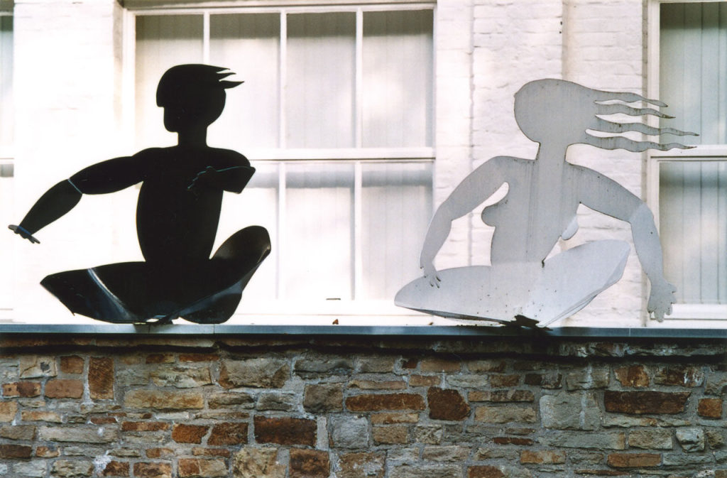 Erwin Körber
Schwarz-weiße Figuren, 1993