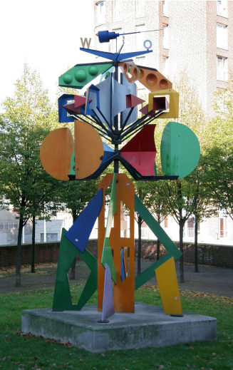 Bodo Toense 
Bunter Vogel / Windspiel, 1996