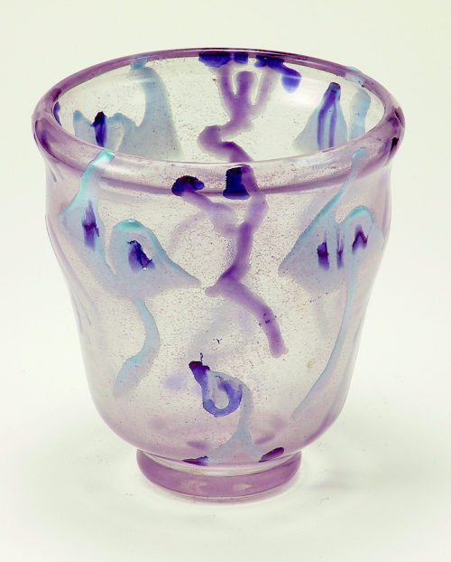 Marcelle Wahl (Ausführung), Vase mit Linienmotiven, 1925–1930