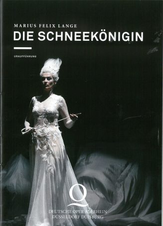 Programmheft zu "Die Schneekönigin" von Marius Felix Lange. Uraufführung an der Deutschen Oper  ...