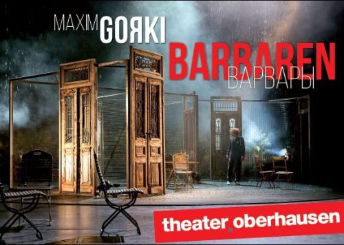 Programmheft (Titel) zu "Barbaren" von Maxim Gorki. Premiere: 8.4.2016 Grosses Haus, Schauspiel ...