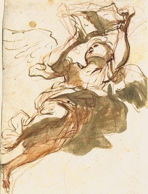 Mattia Preti (Künstler*in), Fliegender Engel, um 1661