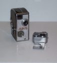 Normal-8-mm-Film-Kamera AK 8 mit ABEFOT, VEB Kamera- und Kinowerke Dresden, 1957