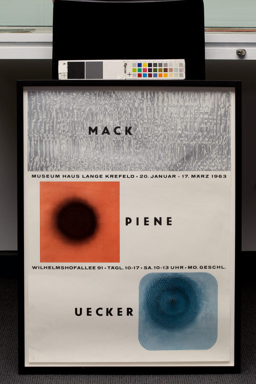 Kunstmuseen Krefeld (Beteiligte Institution), Mack, Piene, Uecker. Museum Haus Lange Krefeld, 20.01.-17.03.1963, 1963