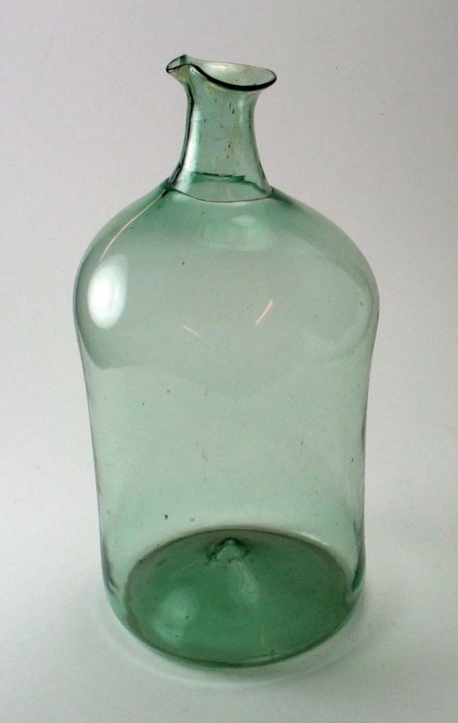 große grüne Flasche