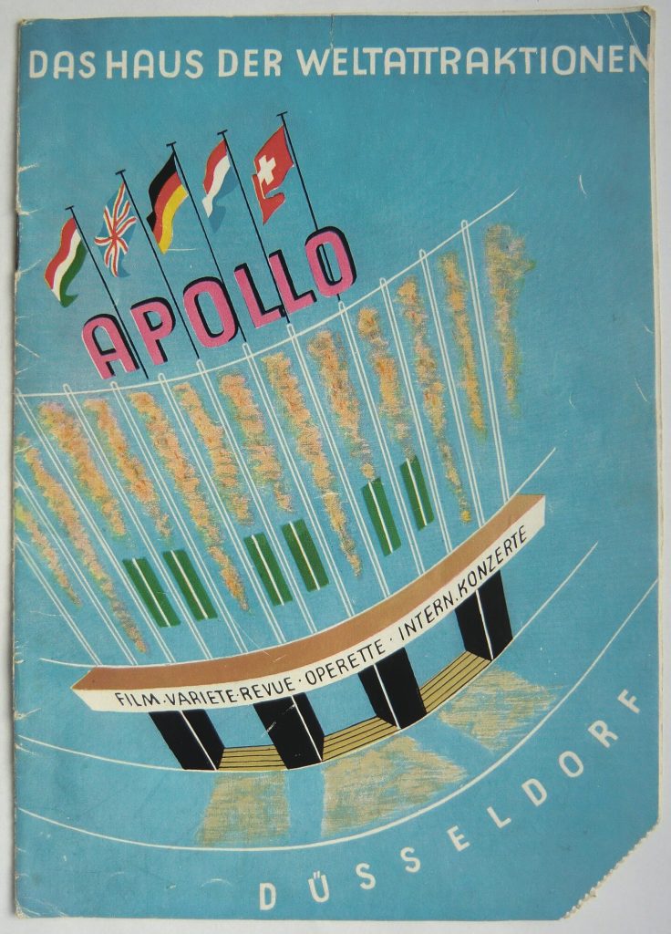 Programmheft Apollo-Theater, Düsseldorf, 7. Jg. (1952), Nr. 20