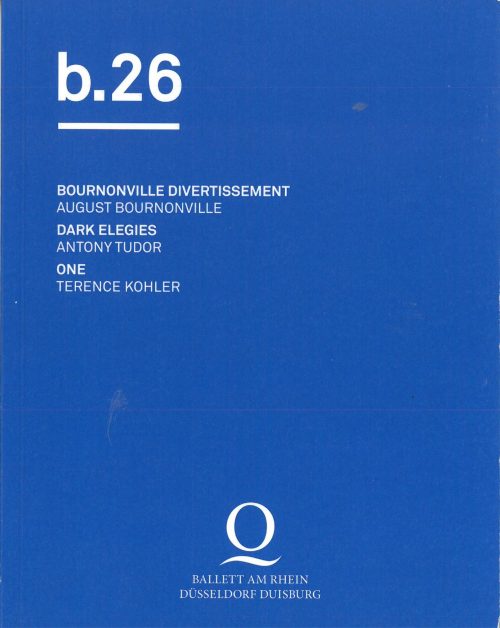 Programmheft Ballett am Rhein - b.26. Premiere am 16.09.2016 - Opernhaus Düsseldorf, Deutsche O ...