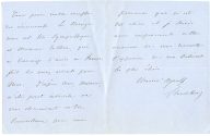 Brief von Marie d' AGOULT, 1870, Innenseiten