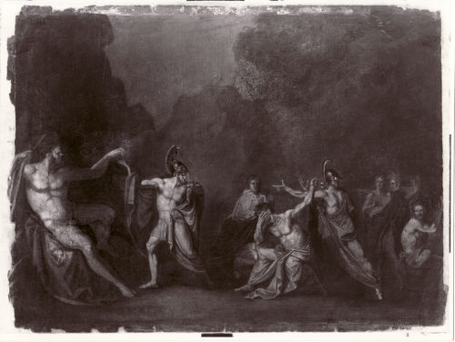 Peter von Cornelius, Odysseus bei Polyphem, 1819, Kunstpalast Düsseldorf, Inv.-Nr. M 4474