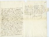 Brief von George Sand an M. Destigny de Caen, Innenseiten