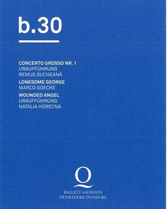 Programmheft Ballett am Rhein - b.30.  Premiere am 14. Januar 2017 im Opernhaus Düsseldorf, Deu ...