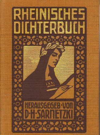 Umschlag des Rheinischen Dichterbuchs von 1909 