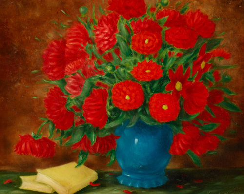 Carl Lauterbach (Künstler*in), Blumenstilleben, o. J.