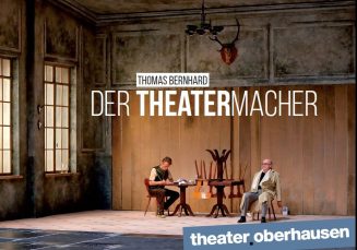 Programmheft (Umschlag) zu "Der Theatermacher" von Thomas Bernhard. Premiere am 19.5.2017 im Gr ...