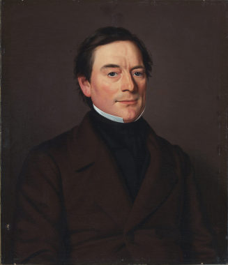 Gustav Adolf Köttgen, Bildnis des Superintendenten Carl Theodor Boeddinghaus, 1856, Kunstpalast ...