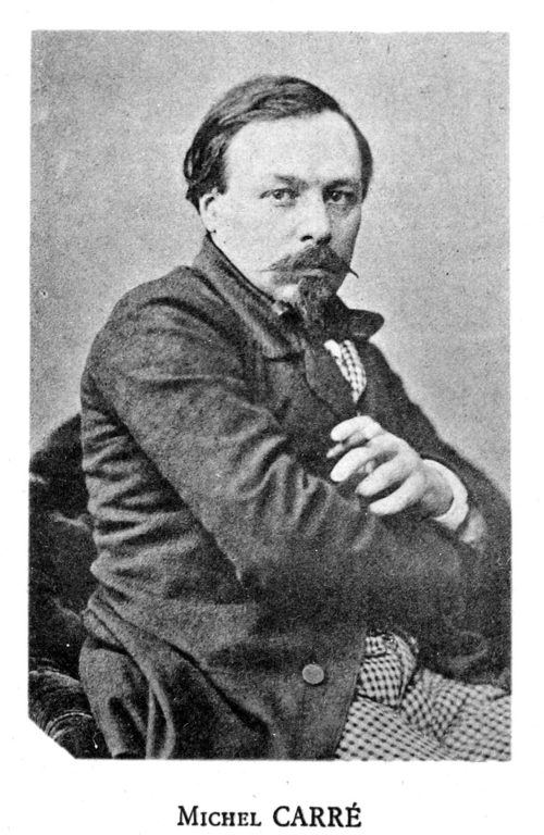 Portrait Michel Carré, französischer Opernlibrettist. o. J., ca. 1872.