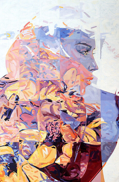 "Meeres Fantasie", 2011, Öl/Leinwand, 150 x 100 cm