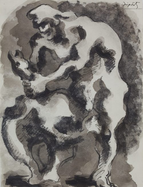 Jacques Lipchitz (Künstler*in), Prometheus mit dem Geier, ca. 1936