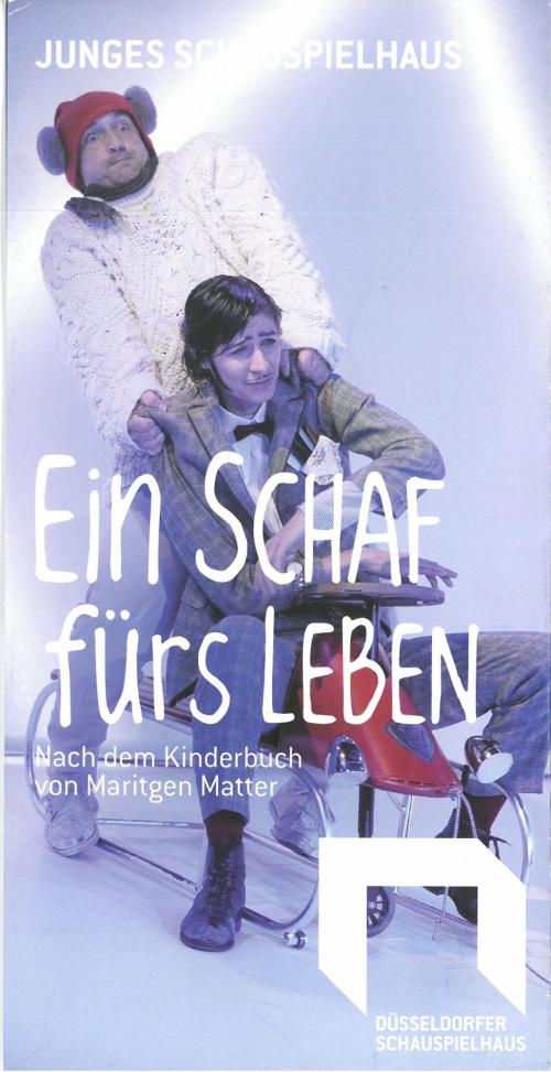 Programmheft (Titel) zu "Ein Schaf fürs Leben" nach dem Kinderbuch von Maritgen Matter. Premier ...