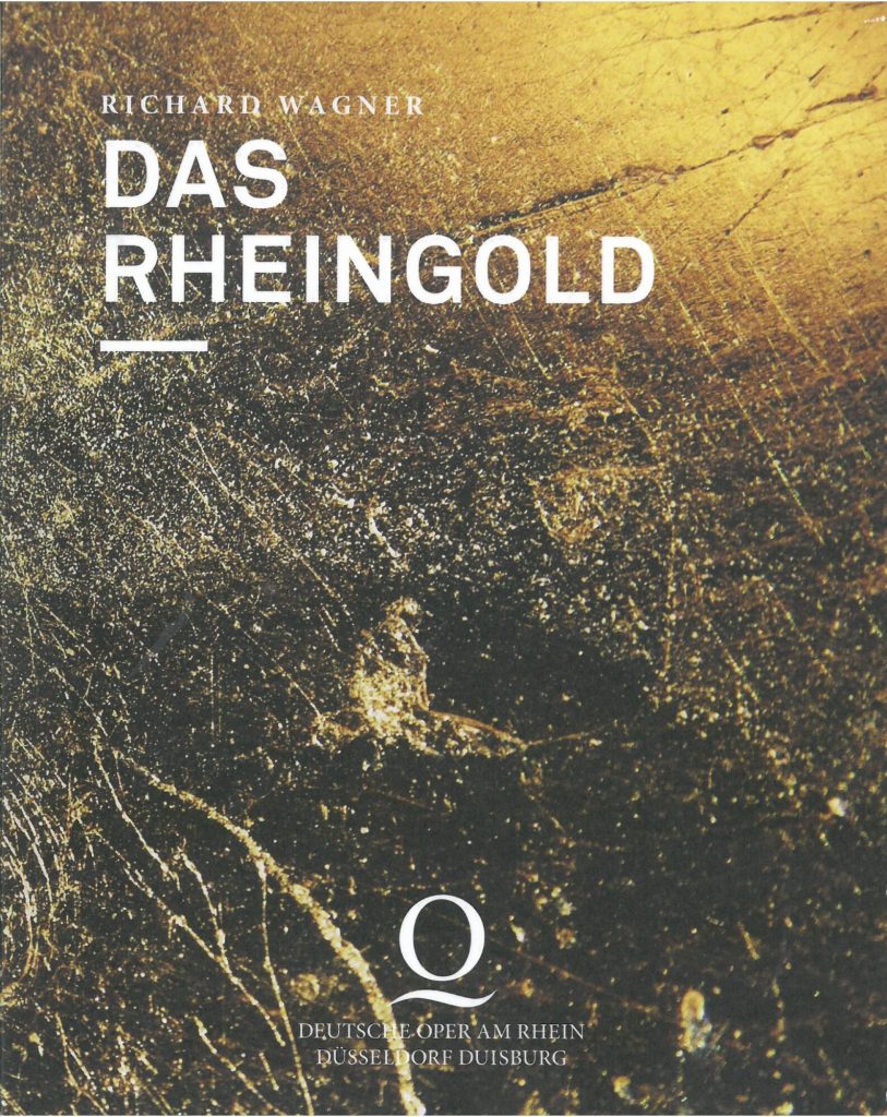 Programmheft zu "Das Rheingold" von Richard Wagner. Premiere an der Deutschen Oper am Rhein Düs ...