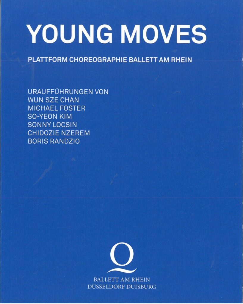 Programmheft Young Moves. Premiere am 4. Juli 2017 im Opernhaus Düsseldorf. Herausgeber: Deutsc ...