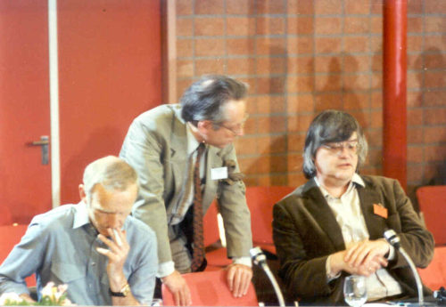 Peter Härtling Schriftstellerkongreß Den Haag 1982