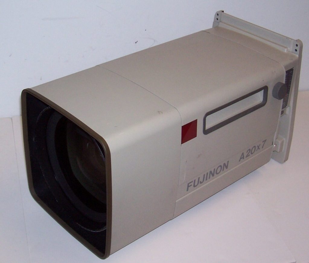 Fernsehkamera-Objektiv Fujinon A 20 x 7, Fuji Photo Optical Co. Ltd., Japan, ca. 1994