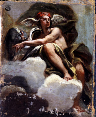 Domenico Zanetti, Studie eines Merkur, nach 1706, Kunstpalast, Düsseldorf, Inv.-Nr. M 2540