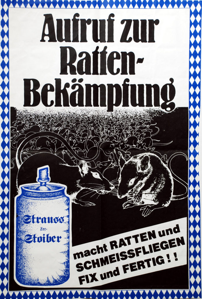 Plakat zu "Ratten und Schmeissfliegen"