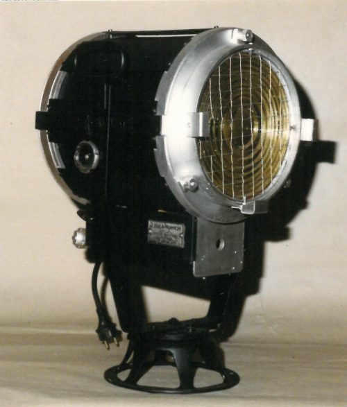 1000 W-Stufenlinsenscheinwerfer, DEFA, ca. 1960er Jahre