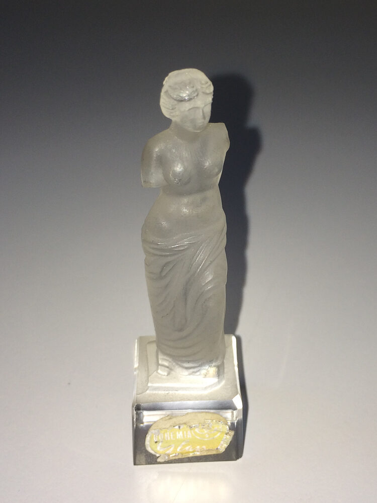 Glasstatuette der Venus von Milo