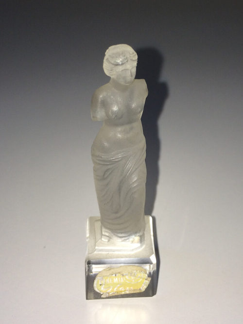 Hoffmann/Schlevogt, Gablonz (Ausführung), Glasstatuette der Venus von Milo, um 1934