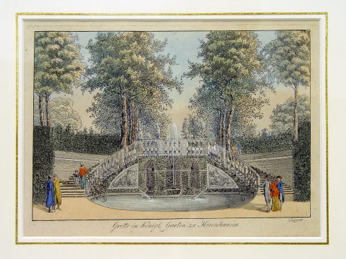 Julius Franz Salzenberg (Künstler*in), Grotte in Königl Garten zu Herrnhausen, um 1810