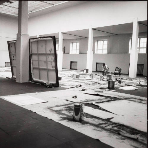 Erika Kiffl (Fotograf*in), Gotthard Graubner, Kunstpalast, Düsseldorf, 1977, 1977