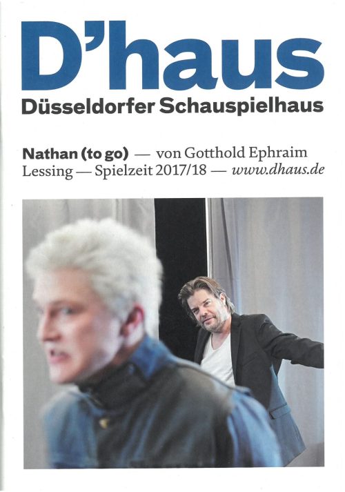 Programmheft zu "Nathen (to go)" von Gotthold Ephraim Lessing. Eine mobile Inszenierung. Premie ...