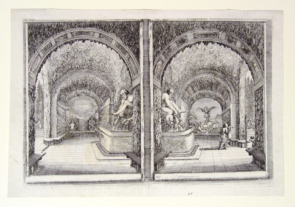 Pratolino: Anichten der Pan- und Fama-Grotte