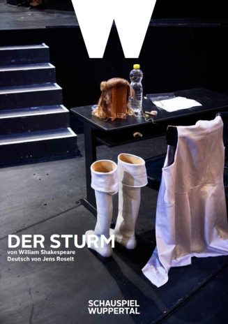 Programmheft (Umschlag) zu "Der Sturm" von William Shakespeare. Premiere am 30.9.2017 im Opernh ...