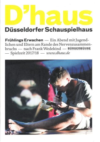 Programmheft zu "Frühlings Erwachen" - Ein Abend mit Jugendlichen und Eltern am Rande des Nerve ...