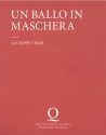 Programmheft zu "Un ballo in maschera" von Giuseppe Verdi. Wiederaufnahmen an der Deutschen Ope ...
